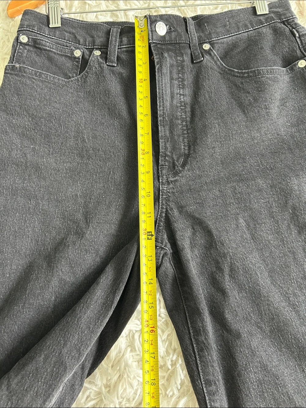 Madewell Black Straight Jeans